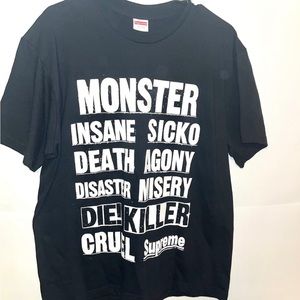 Supreme sick monster death t-shirt